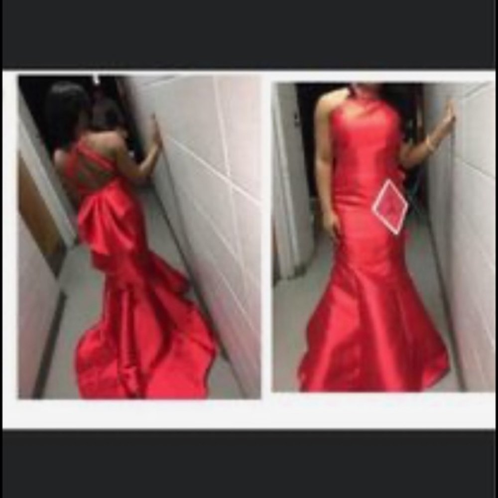 Vintage red formal dress